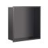 Wall/shower Niche 30x30 Cm GEDY Guest, Matt Black