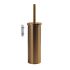 Wall-Mounted Toilet Brush with Holder GEDY Flip, Rose Gold