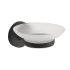 Soap Holder GEDY Felce, Matt Black