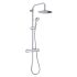 Shower Column GEDY Star plus 00, 4 Jets, 23cm shower head, Chrome