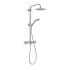 Shower Column GEDY Star plus 04, 4 Jets, 23cm shower head, Brushed