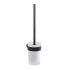 Wall-Mounted Toilet Brush with Holder GEDY Pirenei, Matt Black