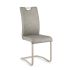 KENNETH TAUPE PU CHAIR