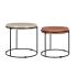 KETAKI BEIGE/TERRAC. COFFEE TABLE SET2