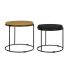 KETAKI MUSTARD/BLACK COFFEE TABLE SET2