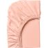 Fitted sheet DILIOS, 100% cotton jersey, 160/200/25 cm, peach