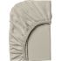 Fitted sheet DILIOS, 100% cotton jersey, 160/200/25 cm, grey