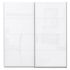 Wardrobe EIGHT with sliding doors 180 cm, White gloss