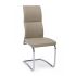BIZZOTTO THELMA CHAIR DARK GREY-BEIGE/CHROME