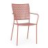 Garden chair LIZETTE 54x55x89 cm. rose