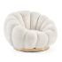 FLOREL NATURAL SWIVEL AMRCHAIR