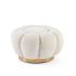 FLOREL NATURAL POUFFE