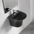 PORCELAIN BASIN WITH SEMI-PEDESTAL ARES-TONDO 4746MB