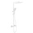 Thermostatic shower set DAISY 6222W, Adjustable, Matte White