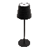 ZARA DIMMABLE TABLE LAMP 3W WITH BATTERY IP44, BLACK