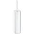 SILIA Freestanding Toilet Brush with Holder, White