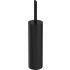 SILIA Freestanding Toilet Brush with Holder, Black