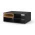 ANETTE M Coffee Table 94x70 cm, oak / black