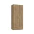 Wardrobe FIVE 90 cm with drawer, Mauvella Oak