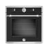 Electric Ventilated Built-in Oven Heritage 76L Matt Black