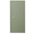 Interior Door with Frame EKASA INCONTRI IN-RIM 90x240х12 cm, with Hinges, Magnetic Lock, Olive Green