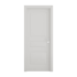 Interior Door with Frame EKASA METRICA 80x210х12 cm, with Hinges, Magnetic Lock, Grey