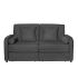 Straight sofa with a pull-out mechanism LOTUS, Dark gray