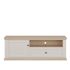 TV unit THIRTEEN, 149.50 cm, White/Riva Oak