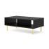 Ravenna B Coffe Table 90x60, black mat/gold