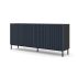 Ravenna F Cabinet 200 3D3S painted milled MDF black/navy blue