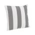 Decorative pillow STRIPES 43x43x3 cm. white/grey