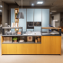 Modular corner kitchen TABLET WOOD NECK with island and accessories