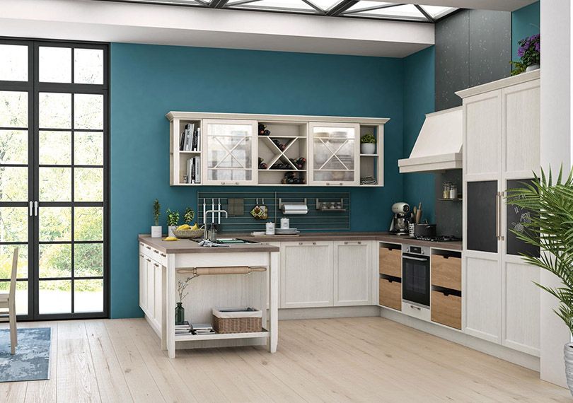 Modular Custom Kitchen CONTEMPO Series L-shape