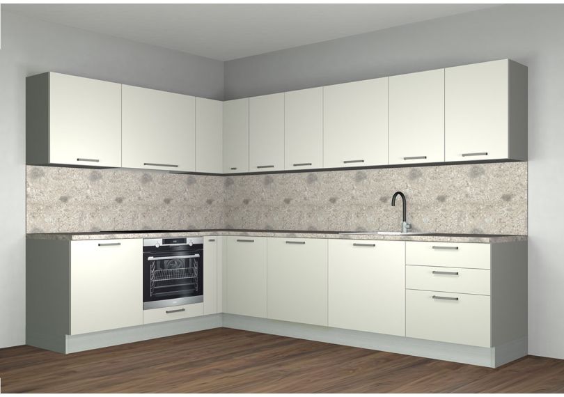 Modular Custom Kitchen TABLET Series L-shape 3x2m