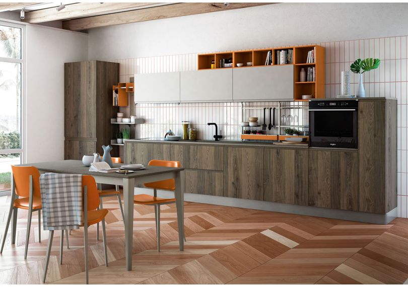 Modular Custom Kitchen JEY FEEL Series Linear 3.6 meters