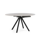 RAUNI EXT TABLE D87/135 BLACK/L.GREY