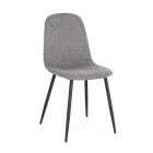Chair IRELIA 52,5x42,5x90cm dark grey Ecru