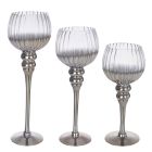 Bizzotto Set of 3 candle holders MELLOW