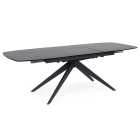 Extendable dining table ANJA, 180-240X90 cm, Glass