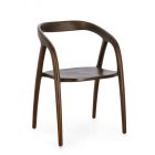DOTTY BROWN CHAIR W-ARMR.