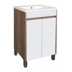 BATHROOM CABINET 5038 MONTE + SINK 5038-2 WHITE