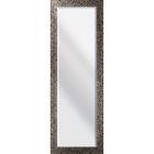 Wall mirror with metal frame 53x153cm black