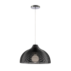 LIV PENDANT 1xE27 CHROME/BLACK