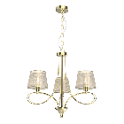 REBECCA Chandelier 3xE14 golden