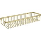 Round Shower Basket, Matte Gold