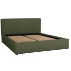 Bed REDWOOD with storage, 160X200, Khaki