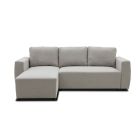 Corner Sofa Bed PHARELL, Reversible, Beige