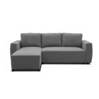 Corner Sofa Bed PHARELL, Reversible, Anthracite