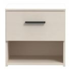 Bedside table 45 cm with drawer ELEVEN, sand
