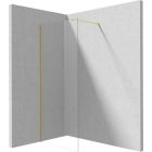 PRIZMA WALK-IN,Shower wall Matt Gold,70x195 CM
